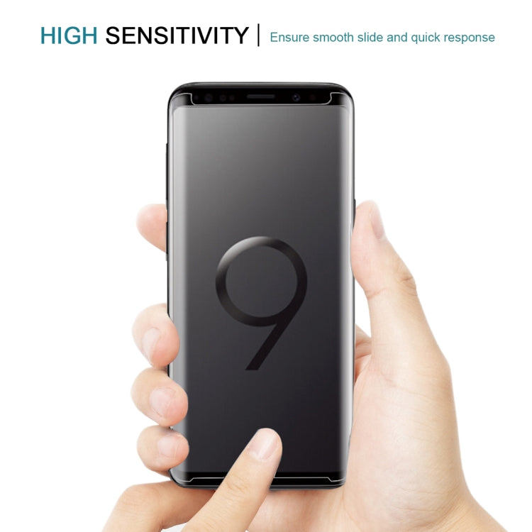 For Galaxy S9 9H Surface Hardness 3D Curved Edge Anti-scratch Non-full Screen HD Tempered Glass Screen Protector