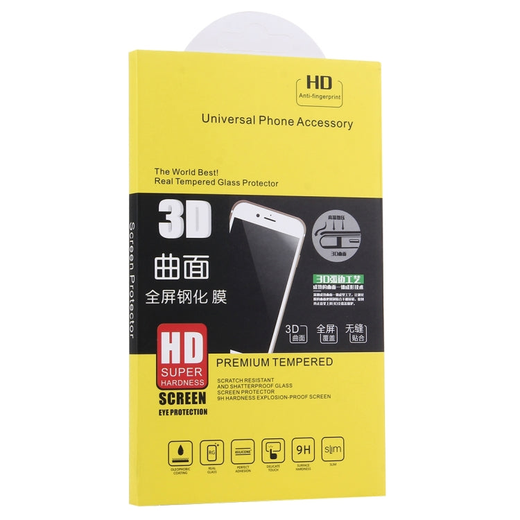 For Galaxy S9 9H Surface Hardness 3D Curved Edge Anti-scratch Full Screen HD Tempered Glass Screen Protector