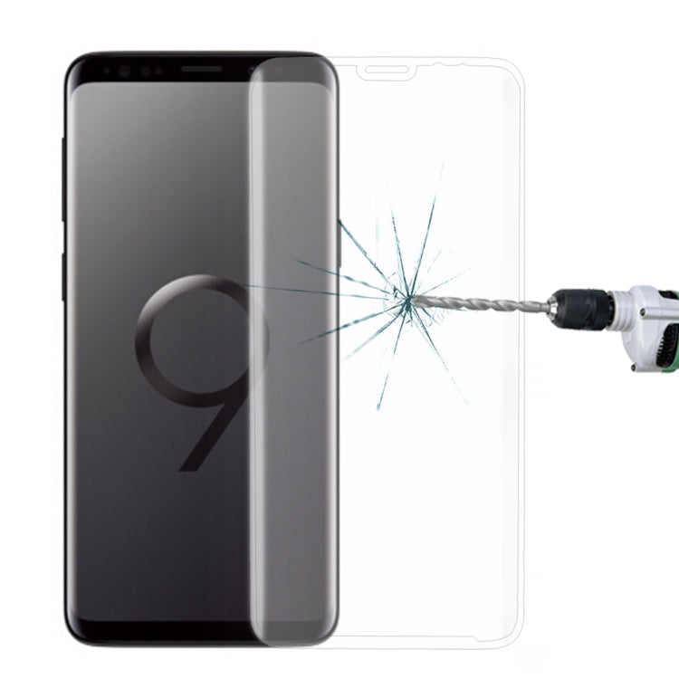 For Galaxy S9 9H Surface Hardness 3D Curved Edge Anti-scratch Full Screen HD Tempered Glass Screen Protector