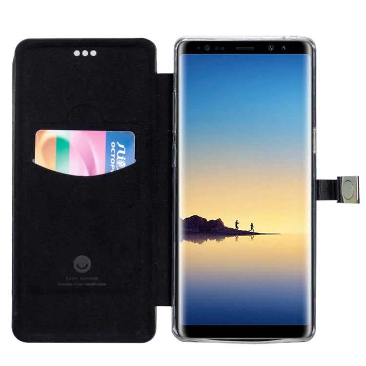 Lenuo for Galaxy Note 8 PU + TPU Crazy Horse Texture Horizontal Flip Leather Case with Card Slots