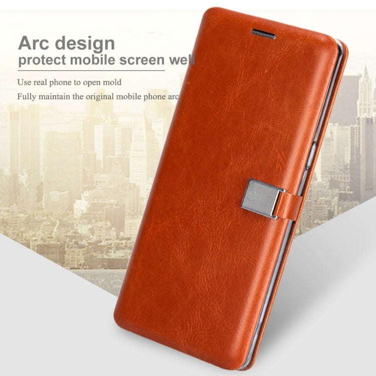 Lenuo for Galaxy Note 8 PU + TPU Crazy Horse Texture Horizontal Flip Leather Case with Card Slots