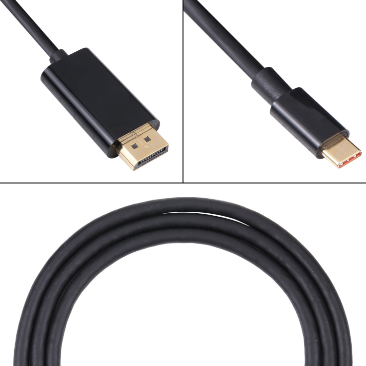 TD001 8K 60Hz USB-C/Type-C to DP Video Adapter Cable(Black)