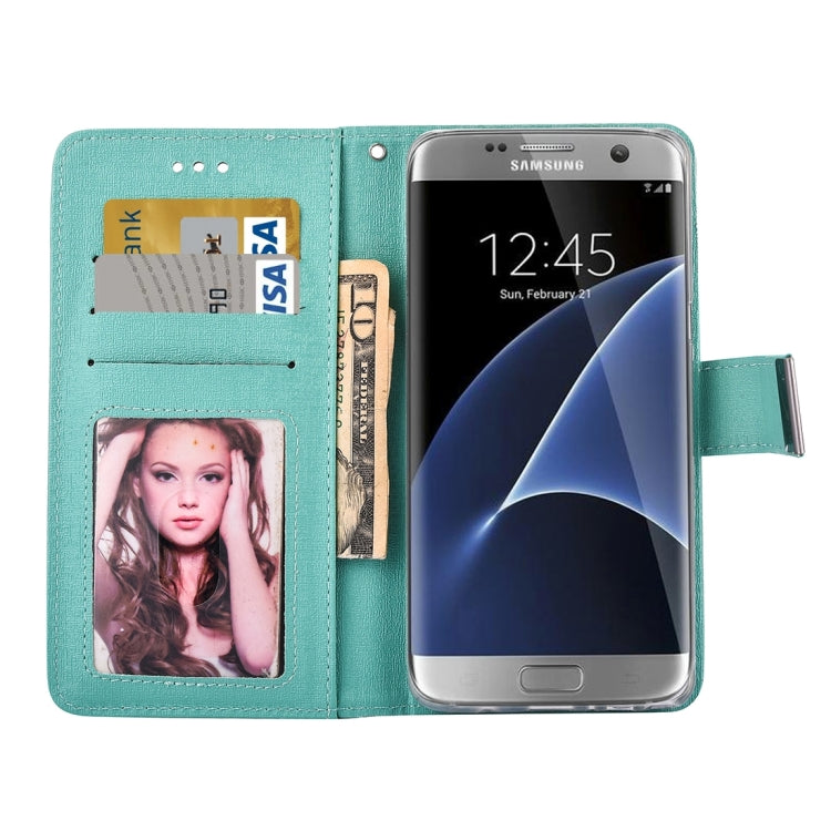 For Galaxy S7 Edge / G935 Oracle Texture Separable Horizontal Flip Leather Case with Card Slots & Wallet & Photo Frame & Lanyard
