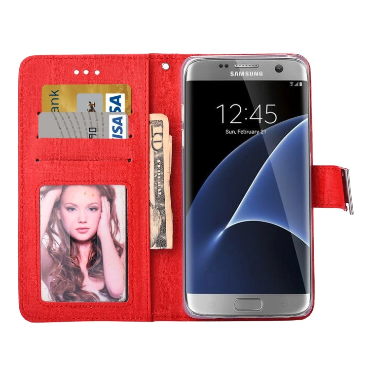 For Galaxy S7 Edge / G935 Oracle Texture Separable Horizontal Flip Leather Case with Card Slots & Wallet & Photo Frame & Lanyard