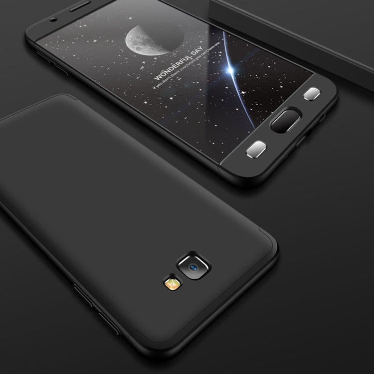 GKK for Galaxy J7 Prime Three-paragraph 360 Degree Full Coverage PC Protective Case Back Cover