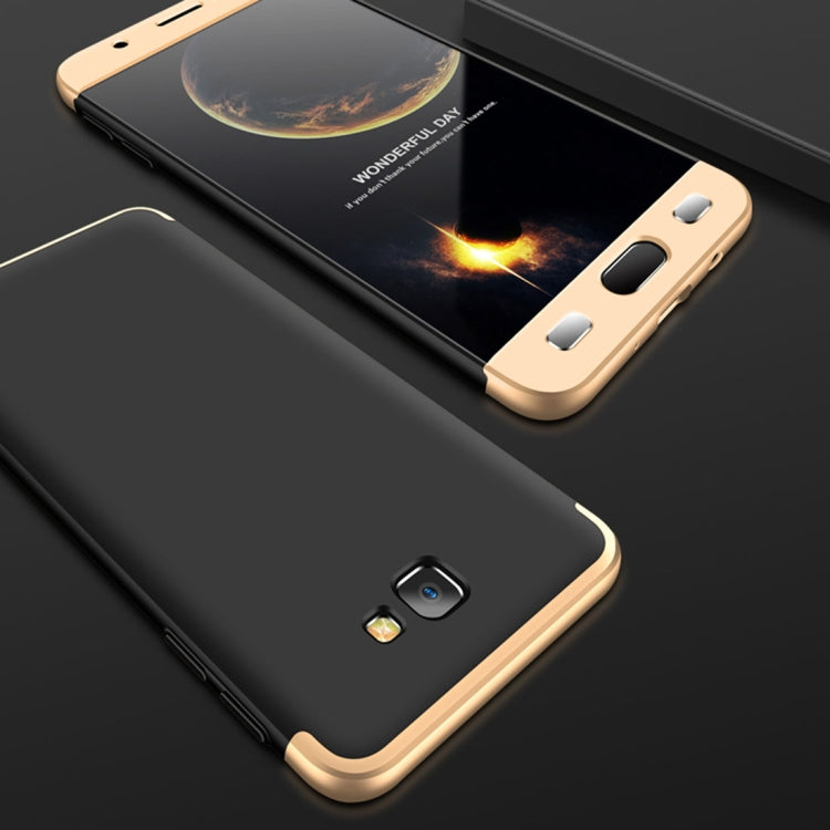 GKK for Galaxy J7 Prime Three-paragraph 360 Degree Full Coverage PC Protective Case Back Cover