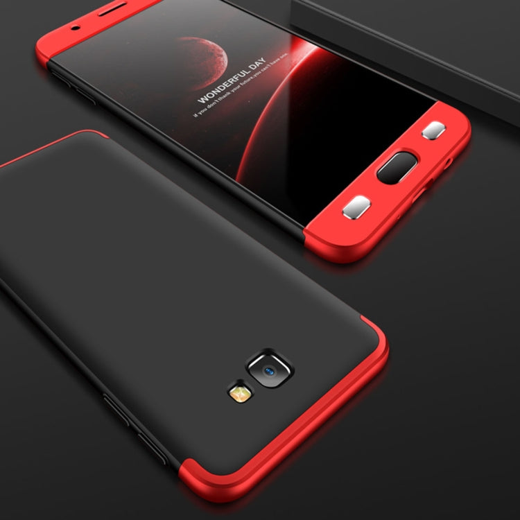 GKK for Galaxy J7 Prime Three-paragraph 360 Degree Full Coverage PC Protective Case Back Cover