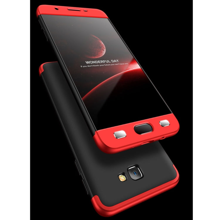 GKK for Galaxy J7 Prime Three-paragraph 360 Degree Full Coverage PC Protective Case Back Cover