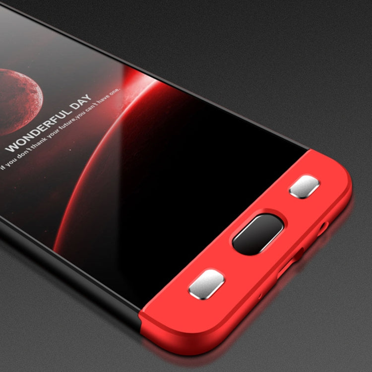 GKK for Galaxy J7 Prime Three-paragraph 360 Degree Full Coverage PC Protective Case Back Cover