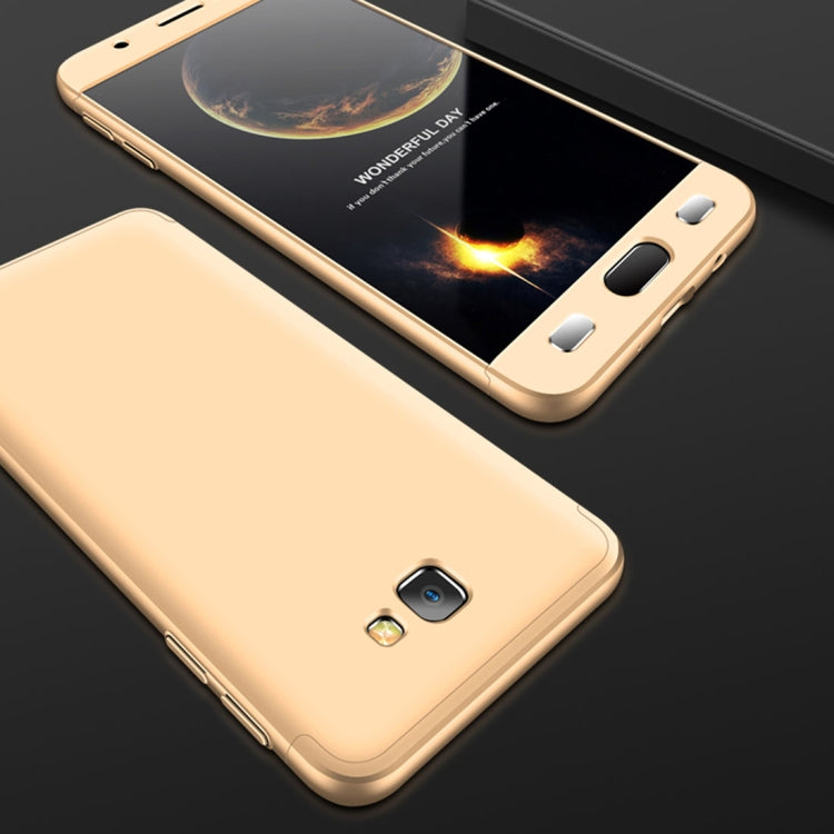 GKK for Galaxy J7 Prime Three-paragraph 360 Degree Full Coverage PC Protective Case Back Cover