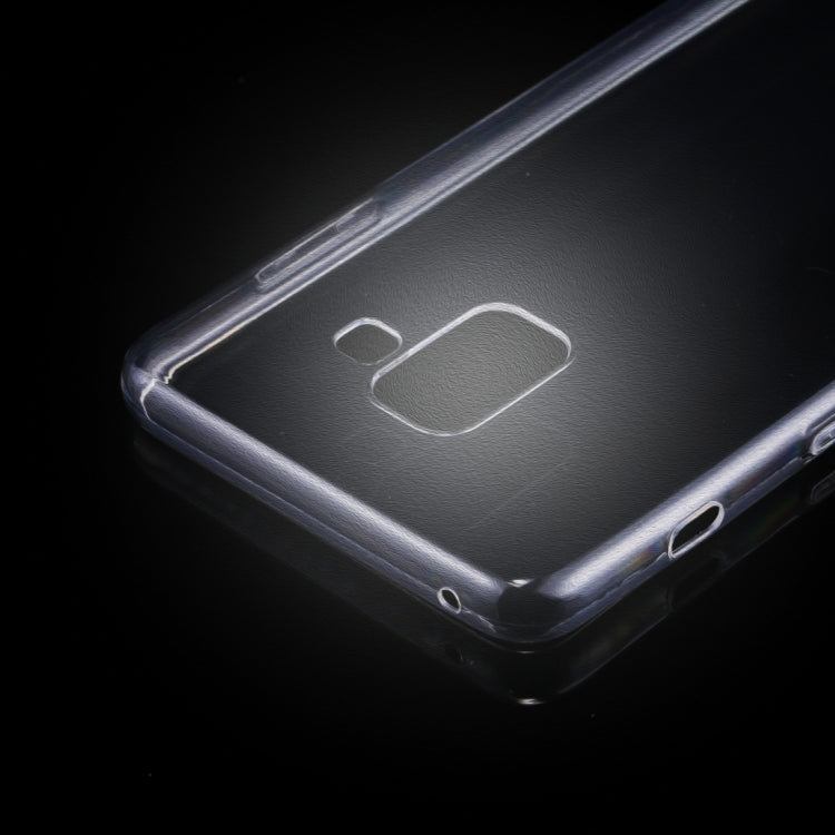 50 PCS for Galaxy A8 (2018) 0.75mm Ultra-thin Transparent TPU Protective Case