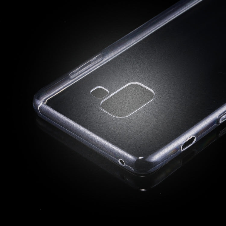 For Galaxy A8 (2018) 0.75mm Ultra-thin Transparent TPU Protective Case (Transparent)