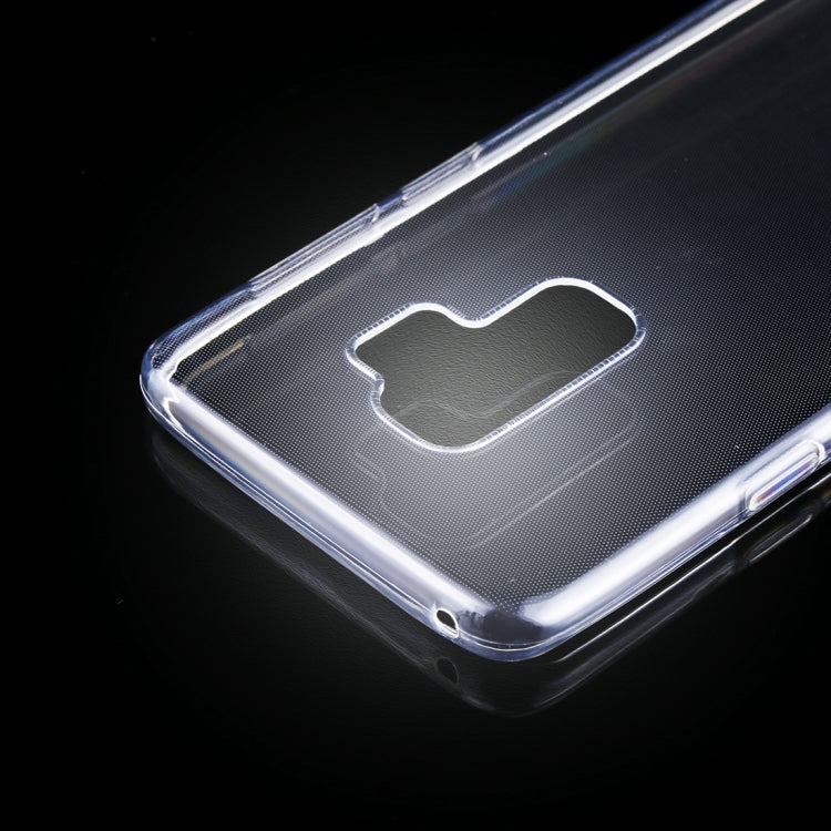 For Samsung Galaxy S9+ 0.75mm Ultra-thin Transparent TPU Protective Case(Transparent)