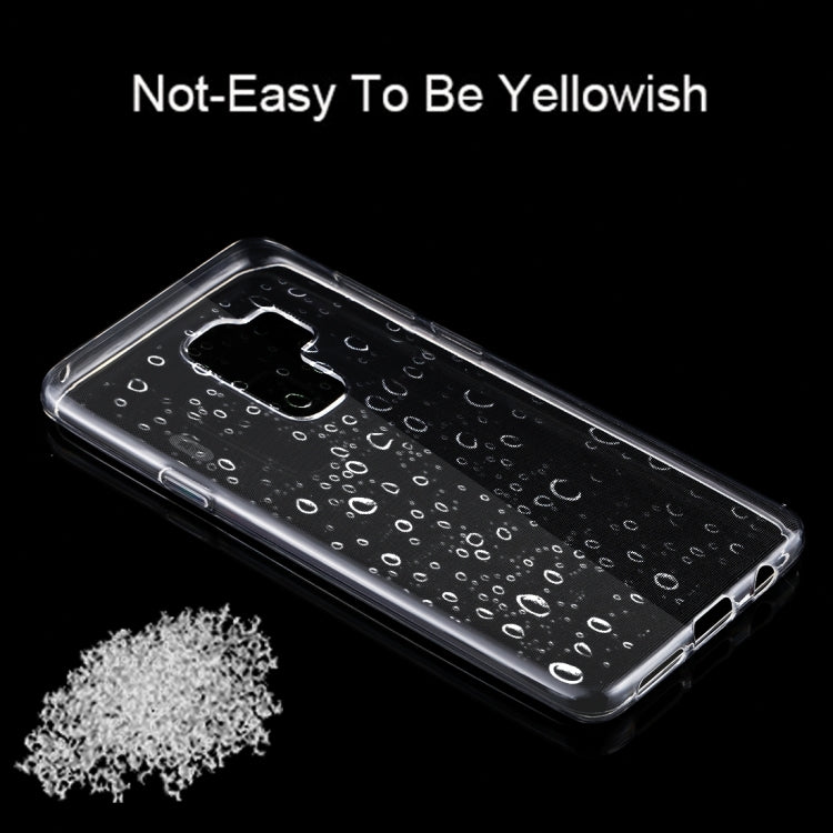 For Samsung Galaxy S9+ 0.75mm Ultra-thin Transparent TPU Protective Case(Transparent)