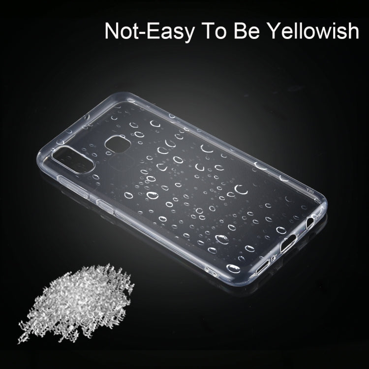 0.75mm Ultrathin Transparent TPU Soft Protective Case for Galaxy A30