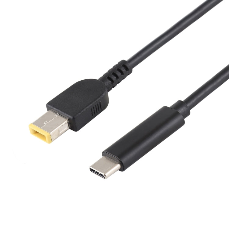 USB-C / Type-C to Big Square Male Laptop Power Charging Cable for Lenovo, Cable Length: about 1.5m