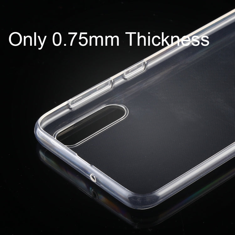 0.75mm Ultrathin Transparent TPU Soft Protective Case for Galaxy A50