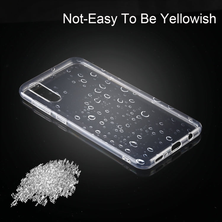 0.75mm Ultrathin Transparent TPU Soft Protective Case for Galaxy A50