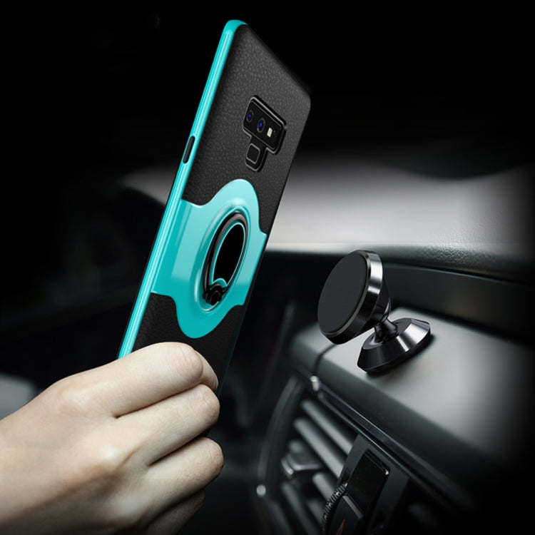 Dropproof Full Coverage Protective Case Cover for Galaxy Note9, with Magnetic Rotatable Ring Holder