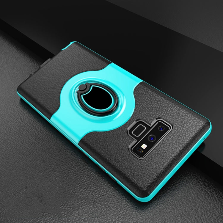 Dropproof Full Coverage Protective Case Cover for Galaxy Note9, with Magnetic Rotatable Ring Holder
