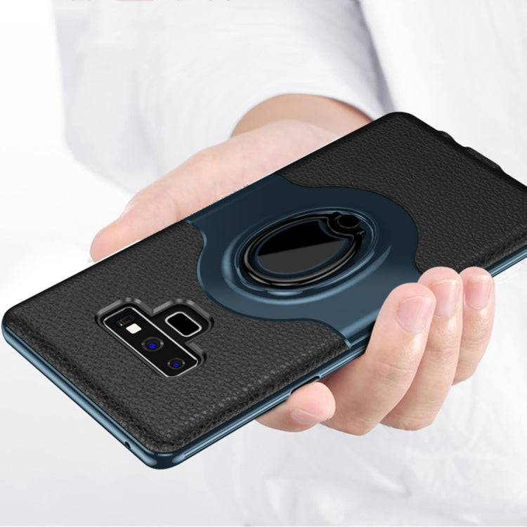 Dropproof Full Coverage Protective Case Cover for Galaxy Note9, with Magnetic Rotatable Ring Holder