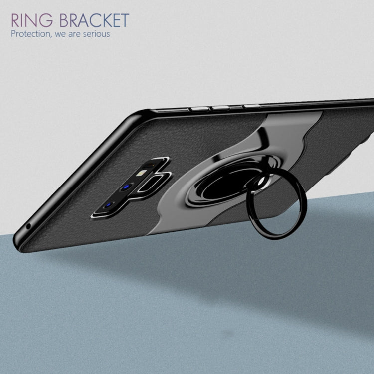 Dropproof Full Coverage Protective Case Cover for Galaxy Note9, with Magnetic Rotatable Ring Holder