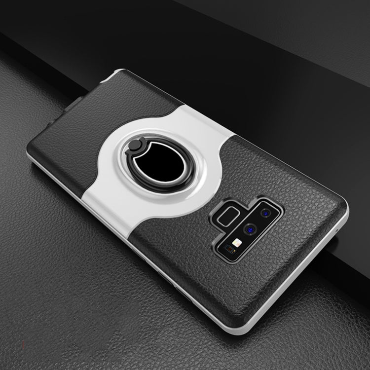 Dropproof Full Coverage Protective Case Cover for Galaxy Note9, with Magnetic Rotatable Ring Holder