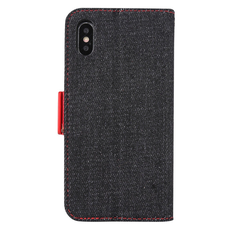 Detachable Denim Spliced Horizontal Flip Genuine Leather Case for Galaxy Note9, with Holder & Wallet & Card Slots