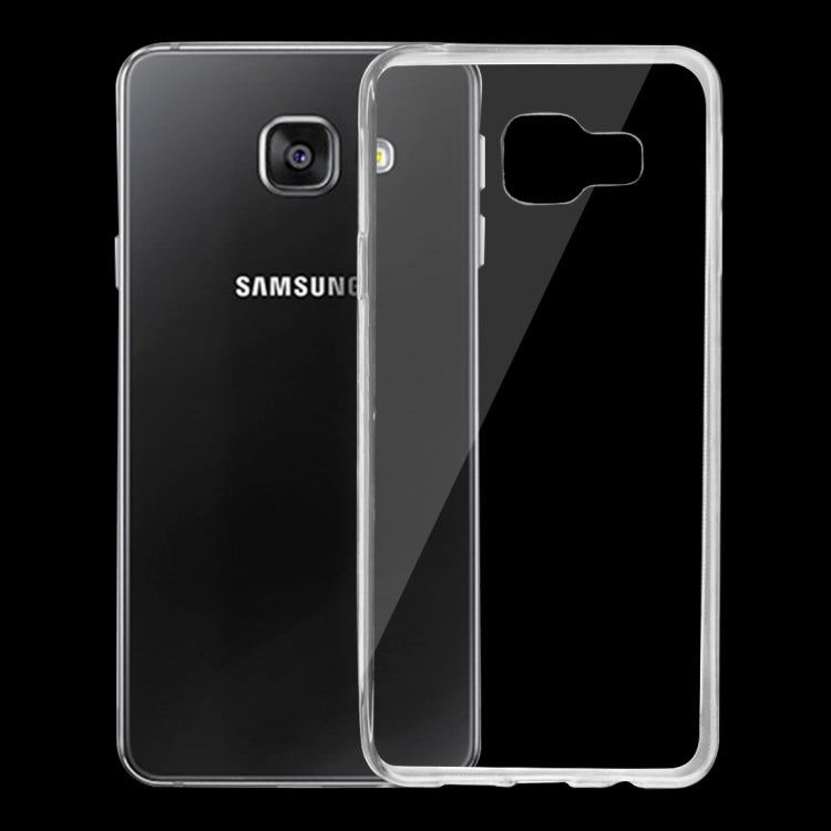 For Galaxy A3 (2016) / A310 0.75mm Ultra-thin Transparent TPU Protective Case(Transparent)