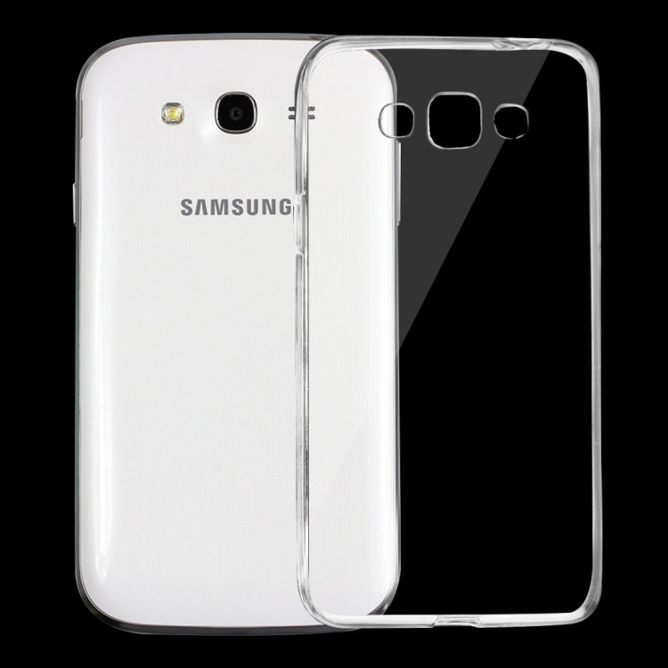 For Galaxy Grand 3 / G7200 0.75mm Ultra-thin Transparent TPU Protective Case(Transparent)