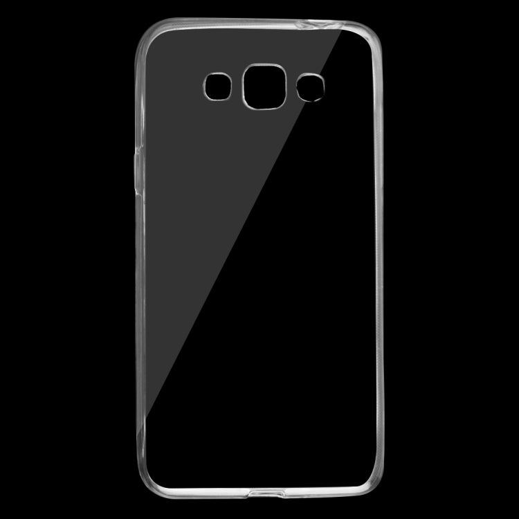 For Galaxy Grand 3 / G7200 0.75mm Ultra-thin Transparent TPU Protective Case(Transparent)