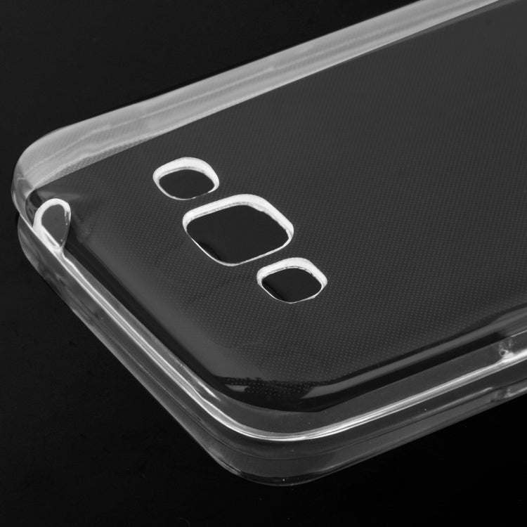 For Galaxy Grand 3 / G7200 0.75mm Ultra-thin Transparent TPU Protective Case(Transparent)