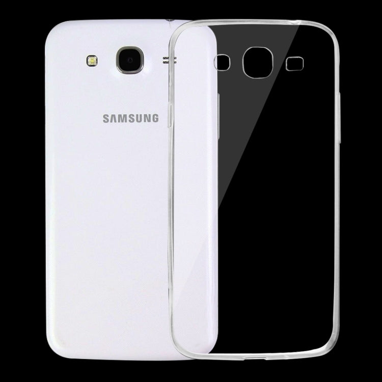 For Galaxy Mega 5.8 i9150 / i9152 0.75mm Ultra-thin Transparent TPU Protective Case(Transparent)