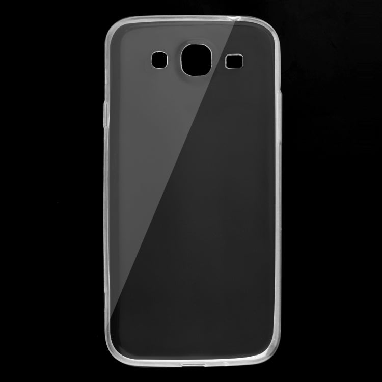 For Galaxy Mega 5.8 i9150 / i9152 0.75mm Ultra-thin Transparent TPU Protective Case(Transparent)