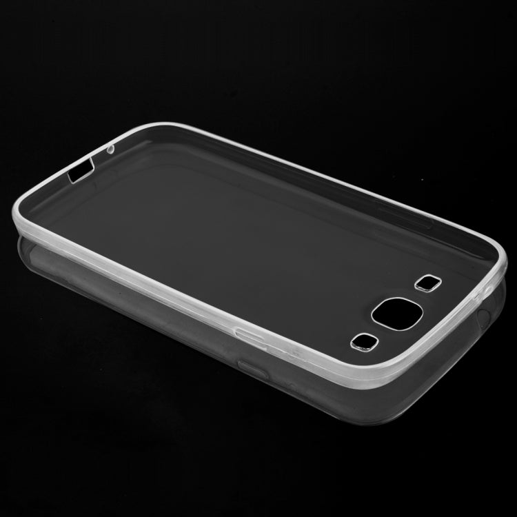 For Galaxy Mega 5.8 i9150 / i9152 0.75mm Ultra-thin Transparent TPU Protective Case(Transparent)