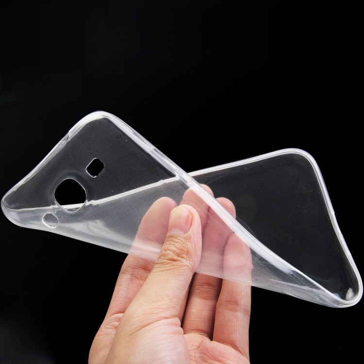 For Galaxy Mega 5.8 i9150 / i9152 0.75mm Ultra-thin Transparent TPU Protective Case(Transparent)