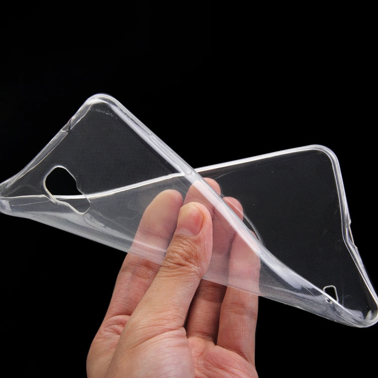 For Galaxy Mega 2 / G750 0.75mm Ultra-thin Transparent TPU Protective Case(Transparent)