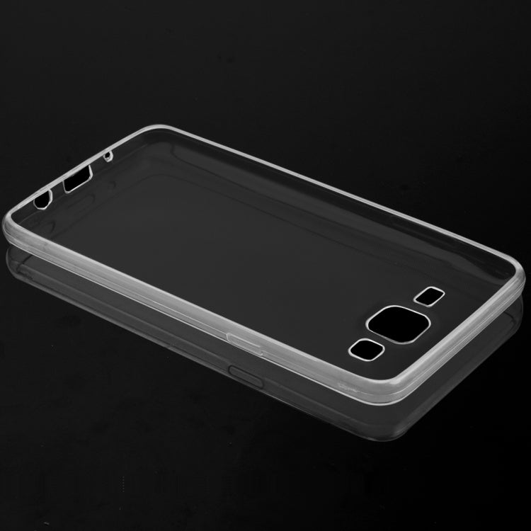For Galaxy On5 / G5500 0.75mm Ultra-thin Transparent TPU Protective Case(Transparent)