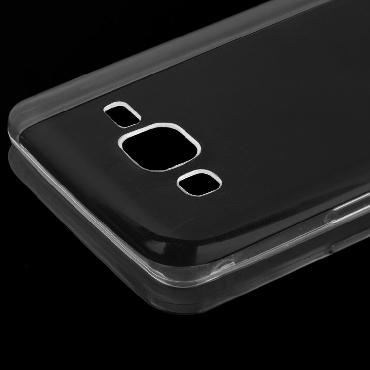 For Galaxy On5 / G5500 0.75mm Ultra-thin Transparent TPU Protective Case(Transparent)