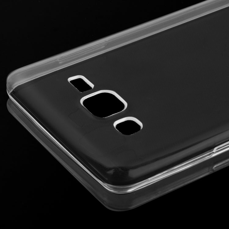 For Galaxy On7 / G6000 0.75mm Ultra-thin Transparent TPU Protective Case(Transparent)