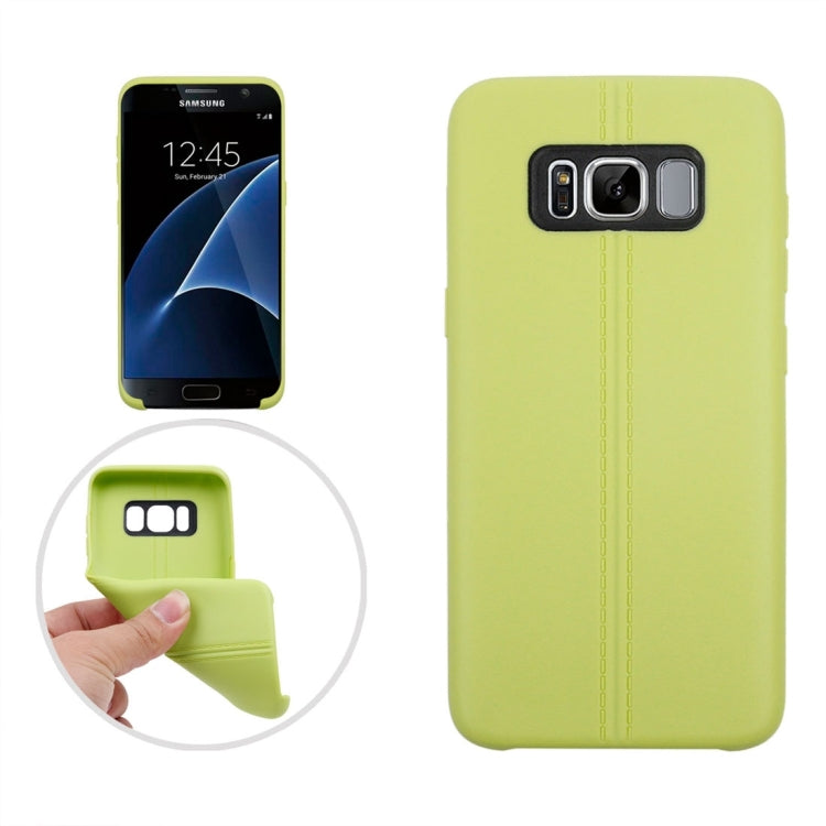 For Galaxy S8 + / G9550 Double Line Smooth Surface Anti-collision TPU Protective Case