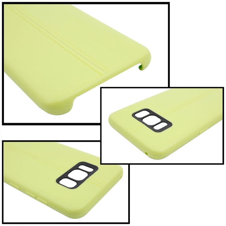 For Galaxy S8 + / G9550 Double Line Smooth Surface Anti-collision TPU Protective Case