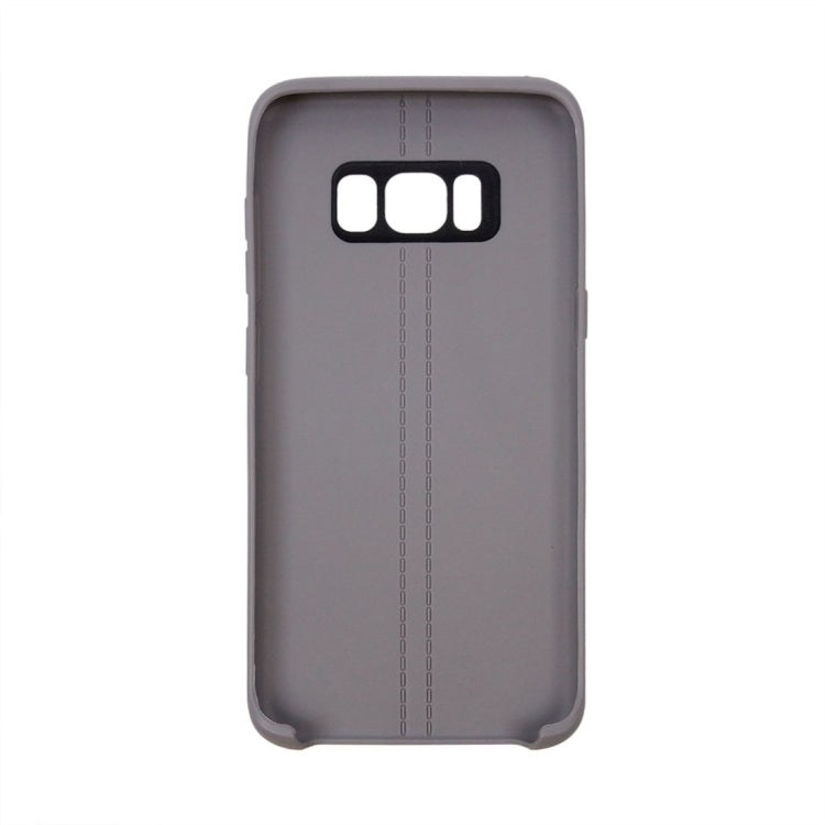 For Galaxy S8 + / G9550 Double Line Smooth Surface Anti-collision TPU Protective Case