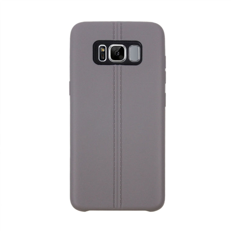 For Galaxy S8 + / G9550 Double Line Smooth Surface Anti-collision TPU Protective Case