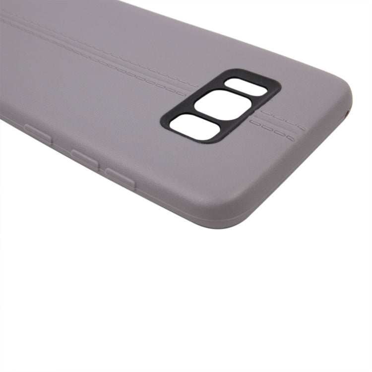 For Galaxy S8 + / G9550 Double Line Smooth Surface Anti-collision TPU Protective Case