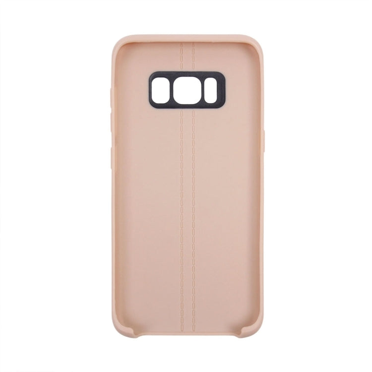 For Galaxy S8 + / G9550 Double Line Smooth Surface Anti-collision TPU Protective Case