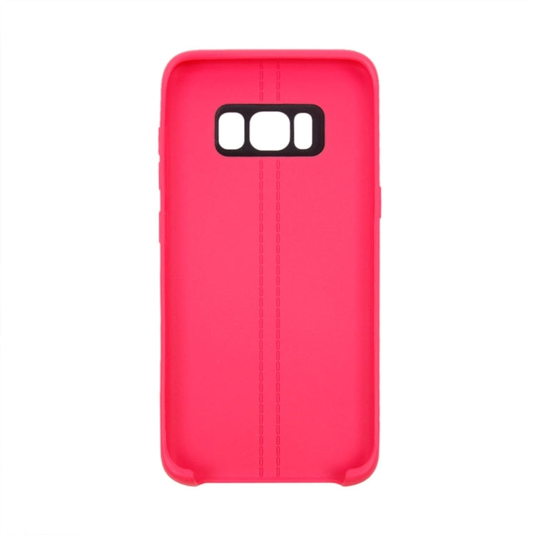 For Galaxy S8 + / G9550 Double Line Smooth Surface Anti-collision TPU Protective Case