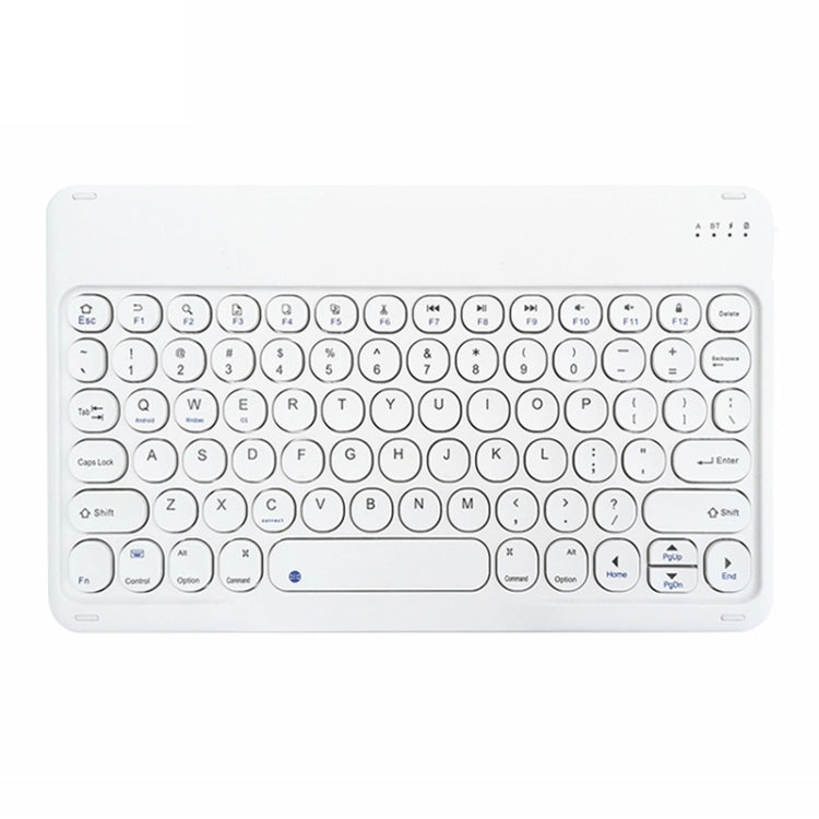 X3S 10 inch Universal Tablet Round Keycap Wireless Bluetooth Keyboard, Backlight Version