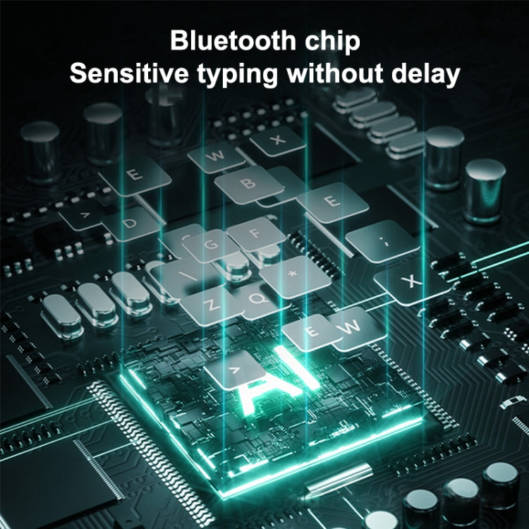 X3 10 inch Universal Tablet Round Keycap Wireless Bluetooth Keyboard