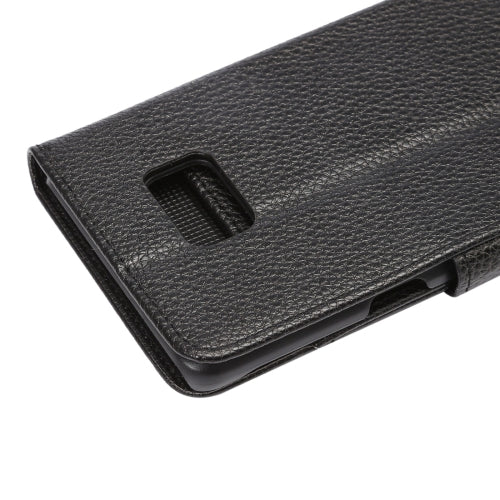 For Galaxy Note 7 / N930 Lichee Texture Magnetic Adsorption Horizontal Flip Leather Case with Card Slot & Holder & Wallet